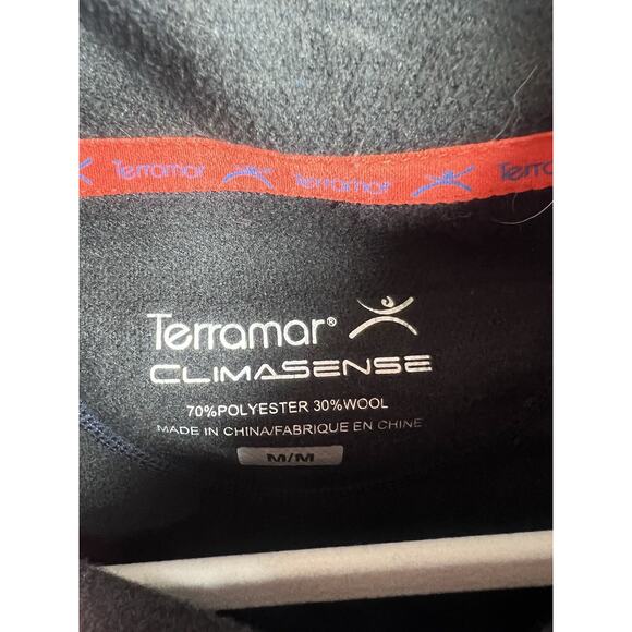 Terramar Climasense 1/4 zipper pullover Men's size M Black - Picture 6 of 7